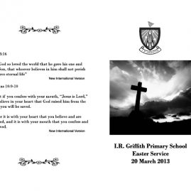 IR-Griffith-Easter-service-program-cover