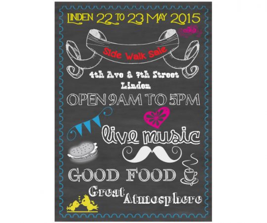 Linden-Community-Side-Walk-sale---chalk-board-poster